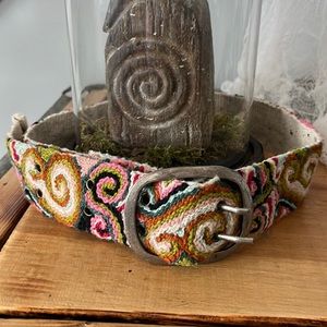 Embroidered Belt Multi Color Jenny Kraus